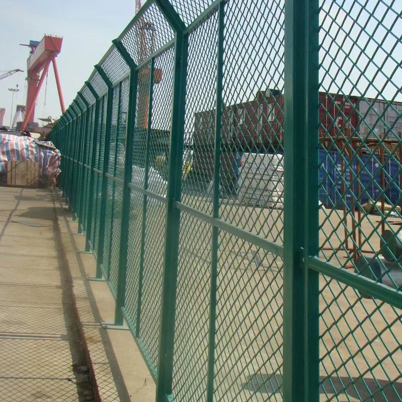 Expanded Mesh Fence